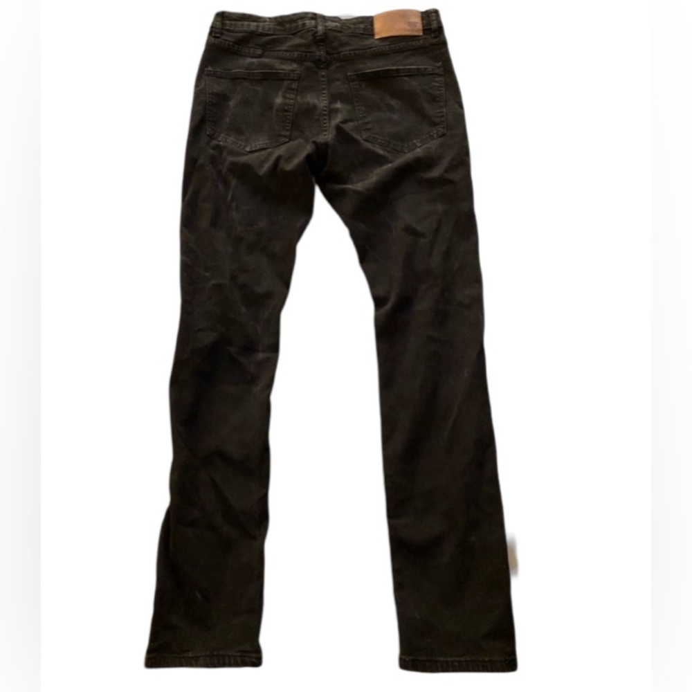 Black WAIMEA Ripped Look with Black Rhinestone Denim Jean 32 waist